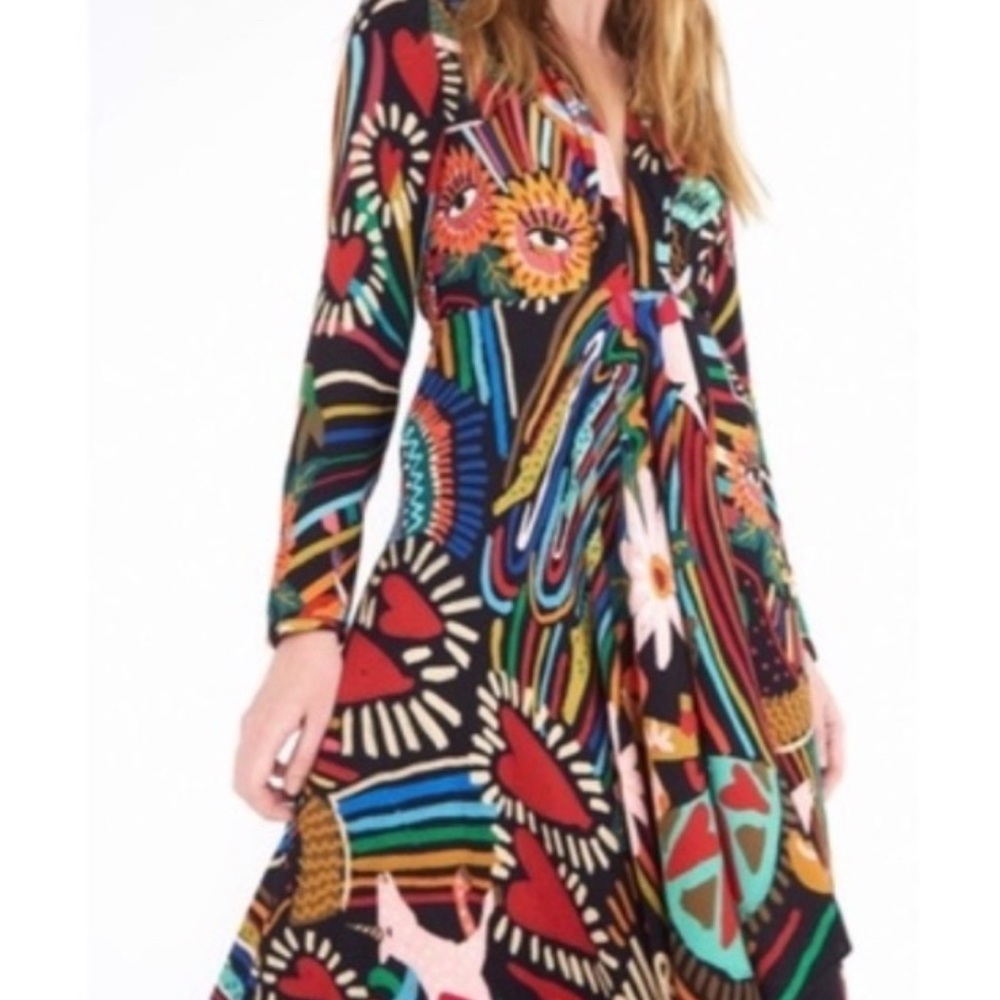 Farm Rio Baleares Maxi Dress, Anthropologie 
 XS/S excellent condition,like new